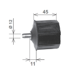 CALOTTA PER TUBO DA 60 IN NYLON