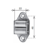 GUIDACINGHIA A 2 RULLI ZINCATO